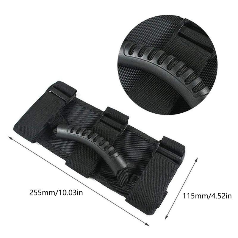 Quick Install Vehicle Ceiling Assist Handle Strong Tear Resistant Oxford Designs Overhead Support Grip for Automotive