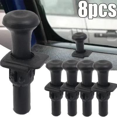 4/8pcs Car Door Lock Pins Plastic Door Lock Latch Automotive Replaceable Accessories for Golf Passat 191837187 Protective Cover
