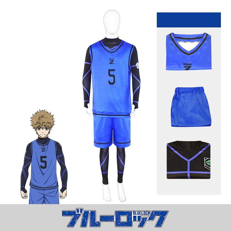Blue Lock Cosplay Isagi Yoichi Rensuke No.1 Jersey Set For Anime Fans