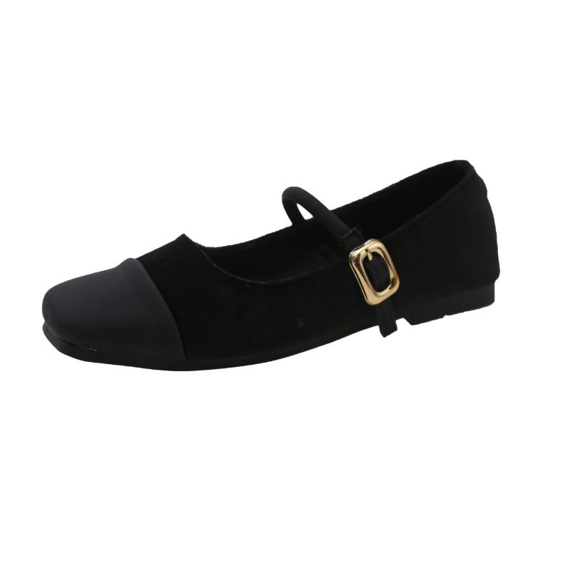 Fashion 2024 Spring and Autumn Flat Shoes for Ballet Dancers Loafers Light Soft Casual Suede Fashionable Shoes Mujer Zapatos