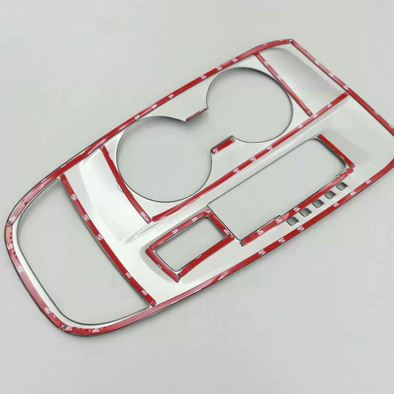 Stainless Steel For Chevrolet Equinox 2017 2018 Accessories Car Gear Shift Knob Frame Panel Decoration Cover Trim Car