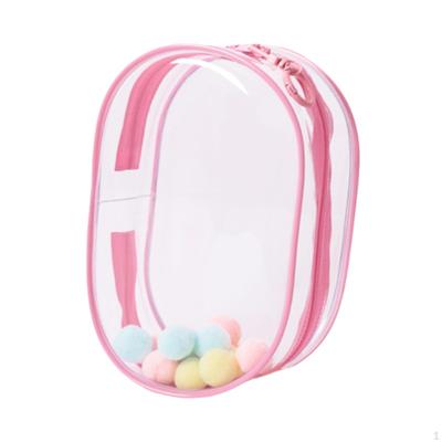 Clear Figure Display Bag Doll Hanging Organizer Portable Transparent Tiny Pouch for