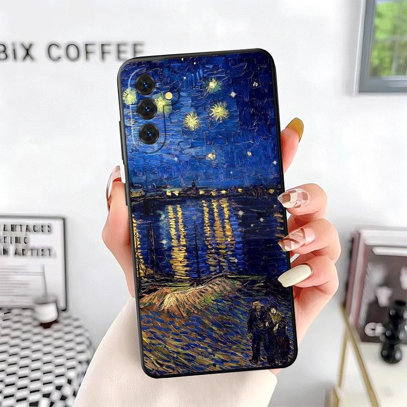 Van Gogh Oil Painting Aesthetics Soft Phone Case for Samsung A17 A37 A57 A16 A26 A36 A56 A15 A25 A35 A55 A14 A24 A34 A54 A13 A23