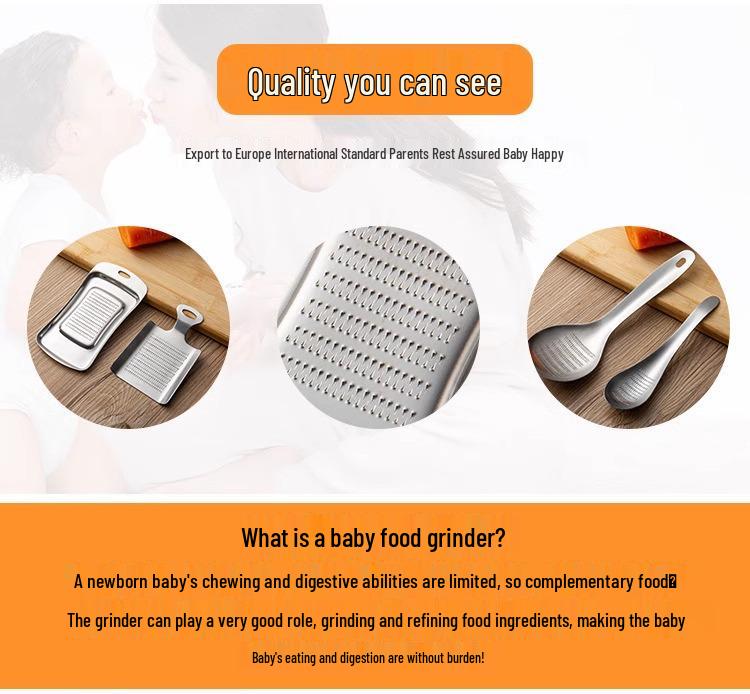 Stainless Steel Manual Ginger and Garlic Grater