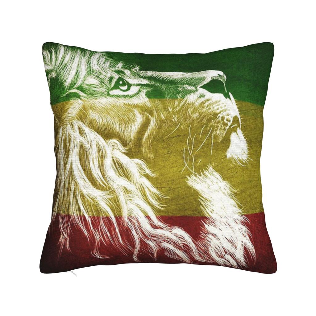 Flag of Reggae of Jamaica Pillowcase Polyester Cushion Cover Decorative Rasta  Pillow Case Cover Home Wholesale 40X40cm