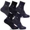 Arnold Palmer Men's Dress Socks Diagonal Stripe Ankle 5 Pairs SM003 Cotton Socks Dress Socks