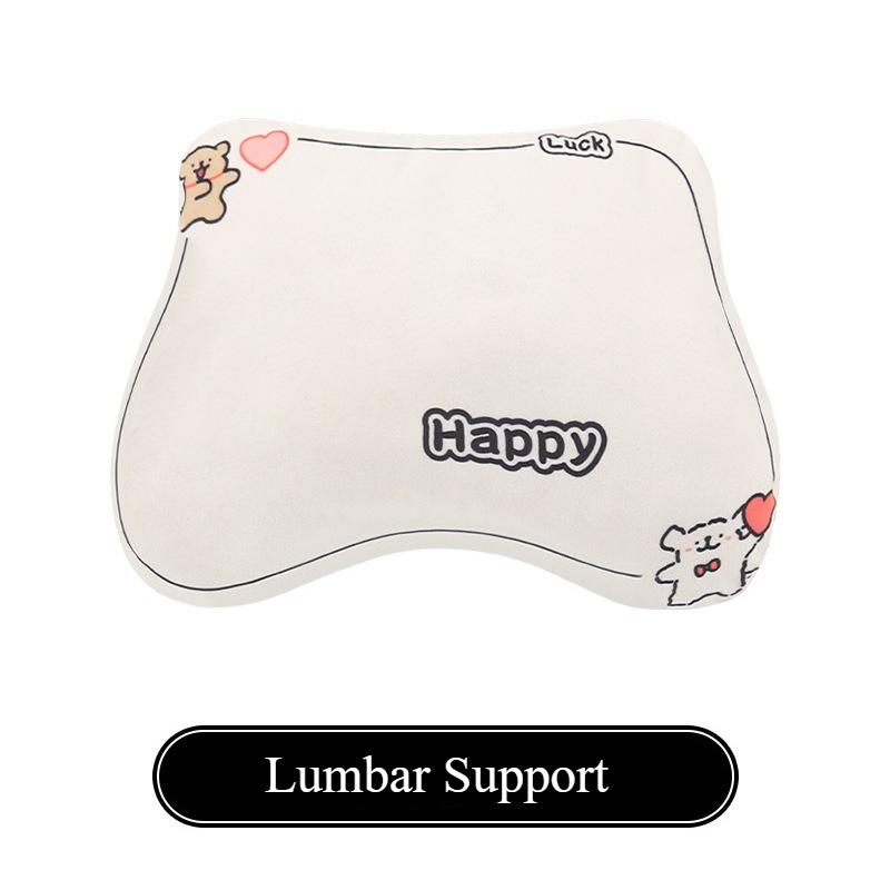 Cute Line Dog Breathable Summer Universal Car Seat Cover Cartoon Puppy Four Seasons Universal Seat Cushion