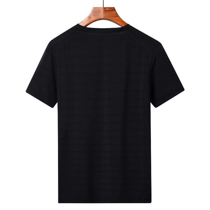 2023 Summer Ice Silk Plus Size Sports T-Shirt for Men & Women - Short Sleeve, Casual Couple Style