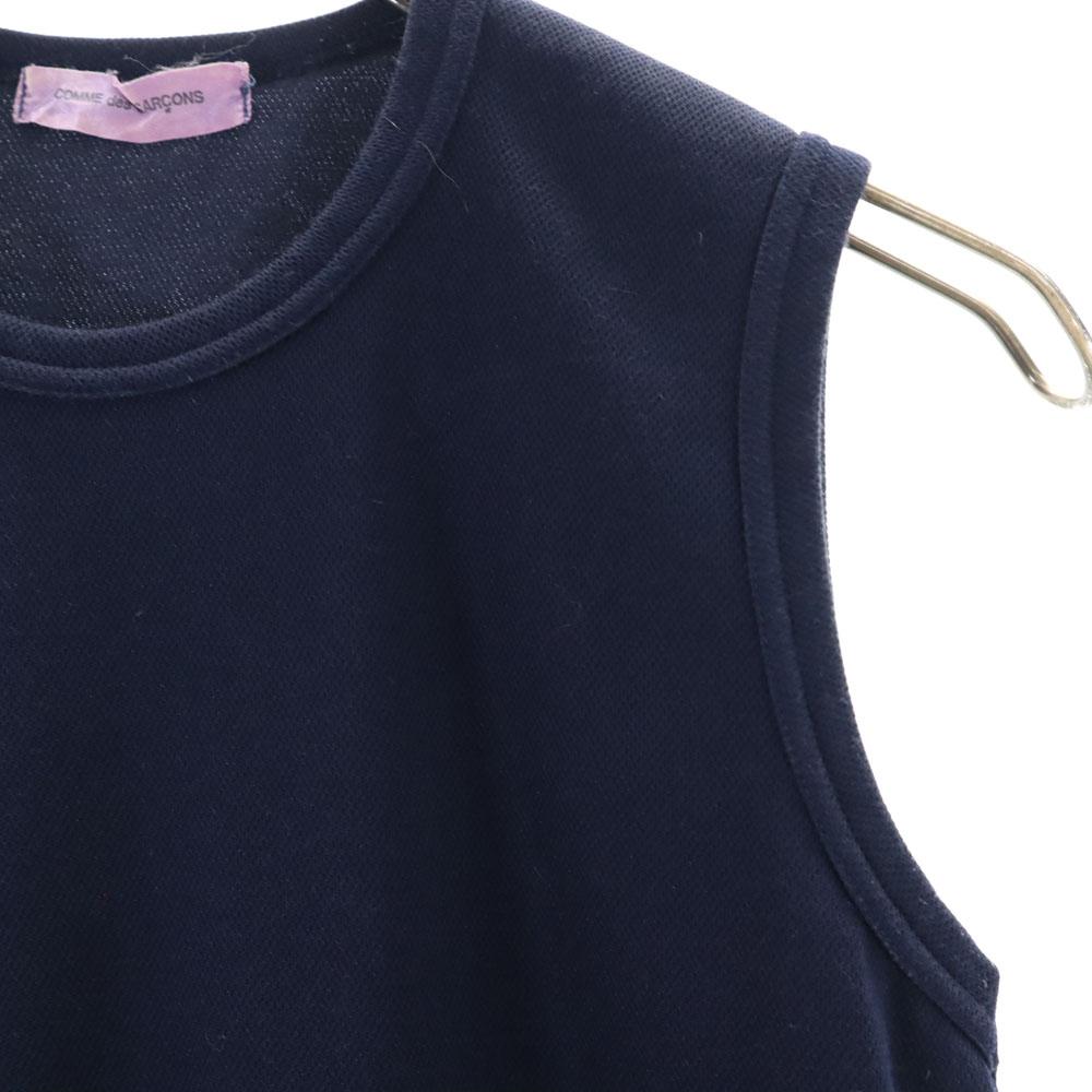 COMME des GARCONS No sleeve Tank top Navy Women Used
