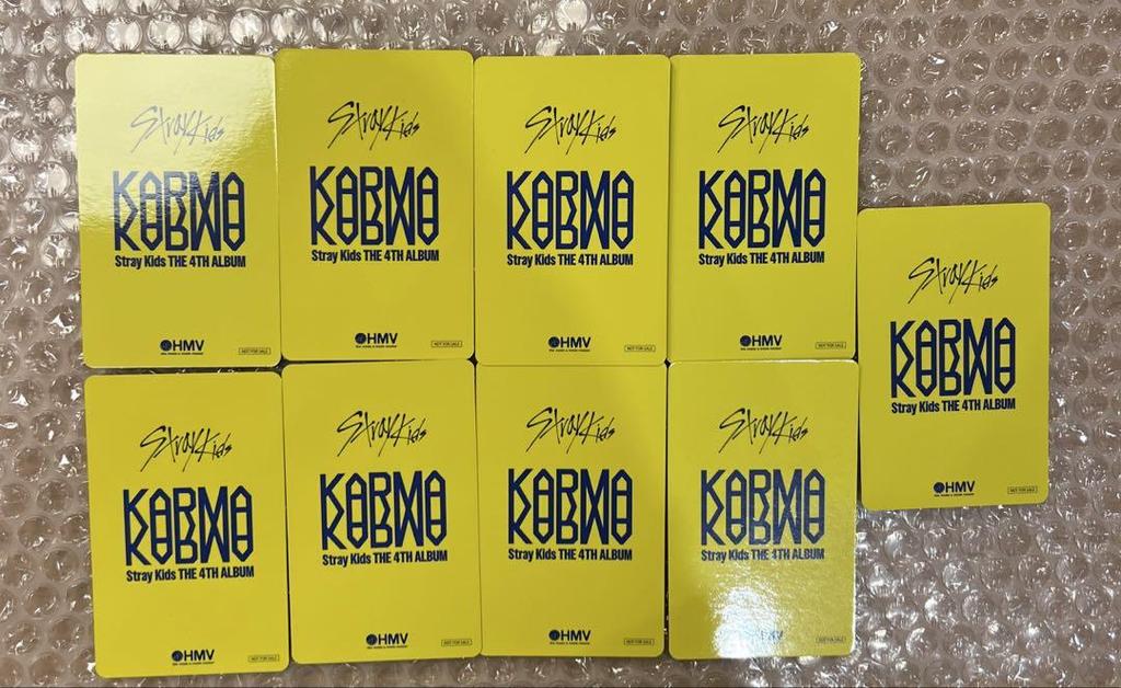 [USED] Stray Kids KARMA Lucky Drop C flyer complete set