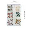 18/24/30PCS Multi Color Transparent Butterfly Nail Charms 3D Resin Glossy Small Butterfly Nail Art Decoration For DIY Crafts