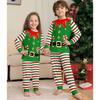 Pyjama Weihnachten Elfen Set Familie Passend Kinder Weihnachten Nachtwäsche Kleidung Mode