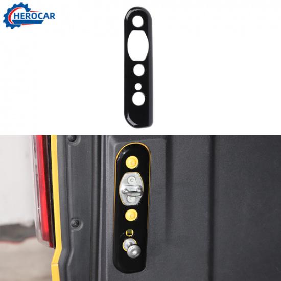 ABS Tailgate Trunk Door Lock Panel Cover Trim Black Panel For Ford Bronco +