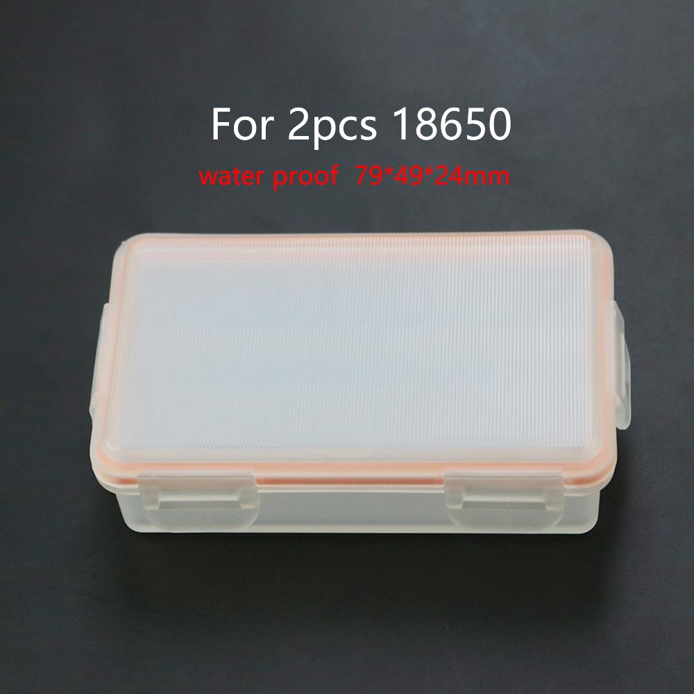 Hartplastik 18650 Akku-Aufbewahrungsboxen Hülle Halter Mit Clip Für 1/2/4/8x 18650 4x16340 Wiederaufladbare Batterie Wasserdichte Hüllen