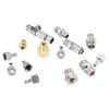 15PCS Airbrush Adapter Set Stainless Steel Airbrush Quick Release Disconnect Fittings Connector Kit