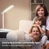 Foldable LED Table Lamp for USB Charging Touch Table Lamp Qi Wireless Phone