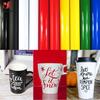 Festival Cadeau DIY Adhésif Artisanat Film Lettres Brillantes Rouleau Vinyle Permanent Design Tasse Verre Fait Main Autocollant Voiture 30*25cm/100cm