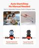 RV Water Pump, 12V DC 5 GPM (18.9 L/min), 4-Chamber Self-Priming Diaphragm Water Pump with Automatic Pressure Switch, 70 PSI Max Pressure, On Demand