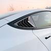For Tesla Model 3 2017-2024 Highland 2024+ Car Rear Side Window Louvers Side Blind Triangle Window Scoop Louvers Shutter Covers