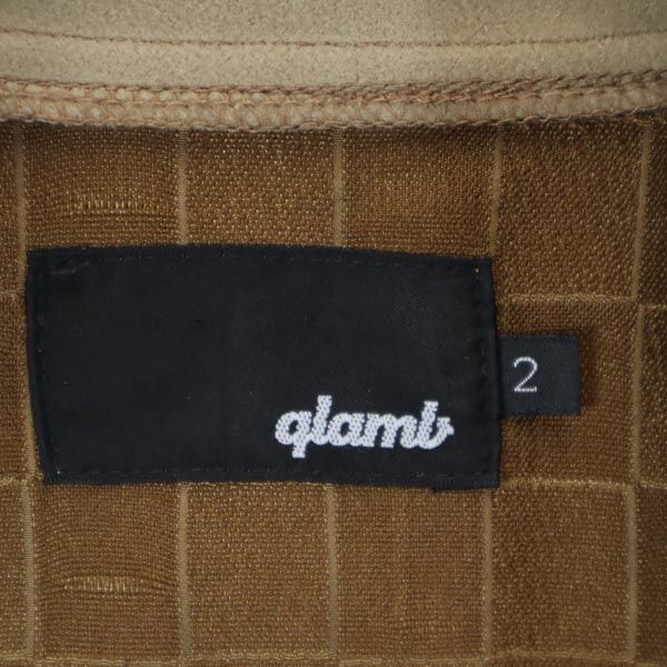 Glamb Made In Japan Zip Jacket 2 Brown Design Men's Used