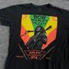 Zion Rootswear Tričko Pánské Velikost L Černé Bob Marley Kaya Tour 1978 Grafické Tričko