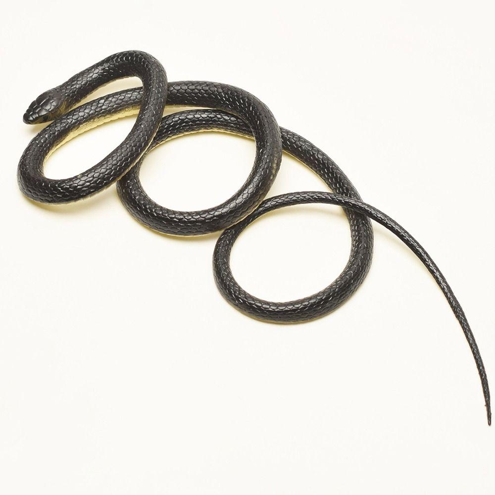 Large 1.23m Realistic Snake Teasing Friends Scary Artificial Serpent Rubber Stretchable Simulation Anaconda Kids Toy