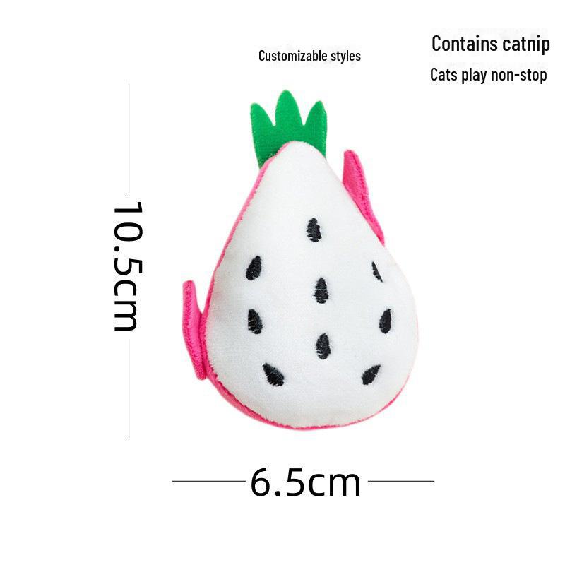 New Catnip Plush Toy: Cat Grass-Infused, Bite & Scratch Resistant, Self-Entertaining Doll for Cats