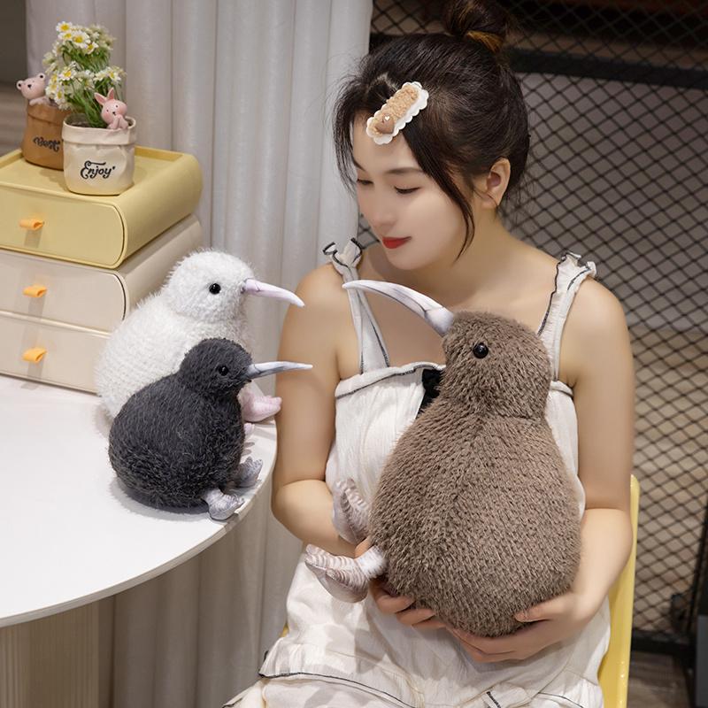 20-35cm Kawaii Plush Simulation Kiwi Bird Plush Toy Cute Stuffed Animals Soft Doll Kids Toys For Children Birthday Gift