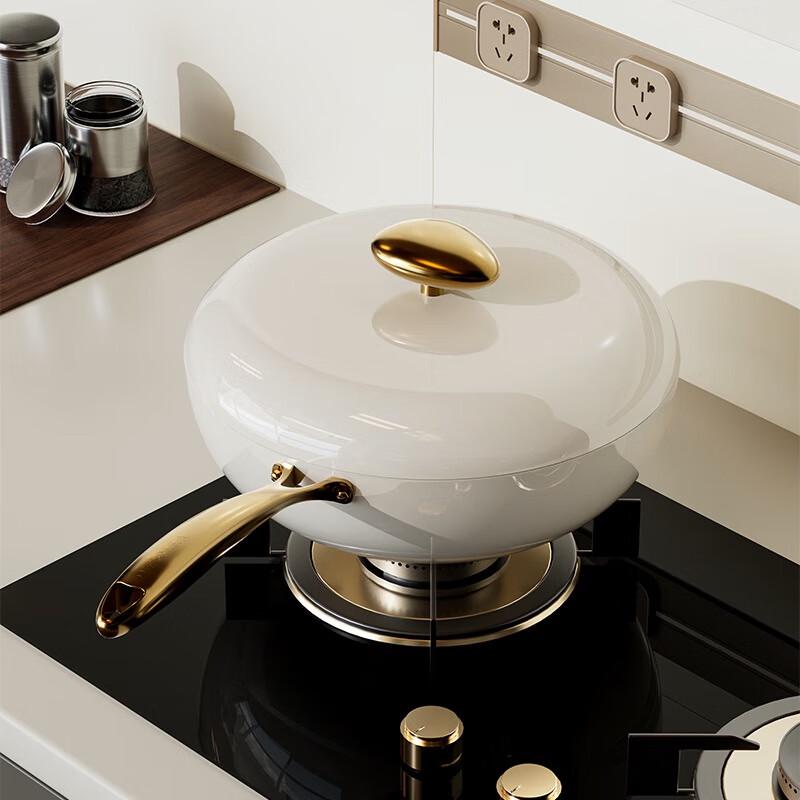 

Wenlunshan Pebbled Titanium Non-stick Wok