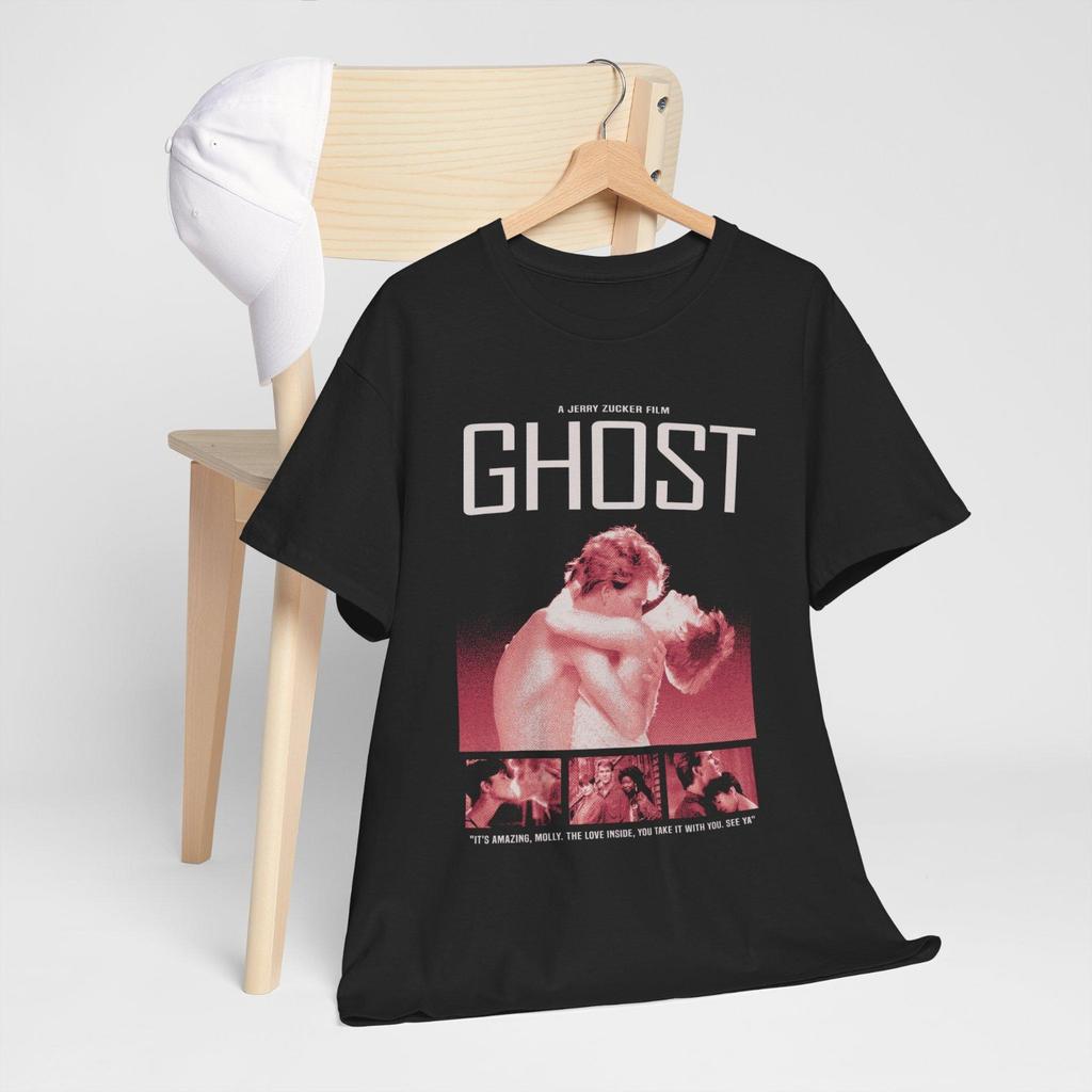 Ghost 1990 T-shirt, Patrick Swayze Romantik, Oscarvinnaren Whoopi Goldberg
