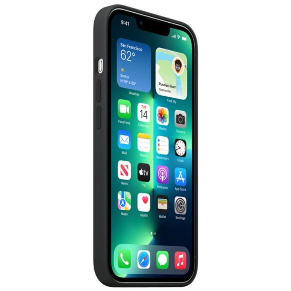 Apple Silicone Case with MagSafe for Apple iPhone 13 Pro - Midnight Black - MM2K3ZM/A
