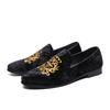 Mocassini Casual da Uomo Transfrontalieri in Pelle a Punta Affilata Scarpe da Guida Opache