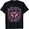 Vintage Mystical Boho T-Shirt with Feminist Witchcraft Design