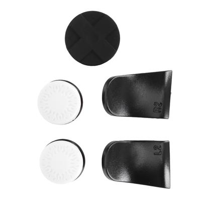 5 in 1 Impugnatura Thumb Stick Tappo Chiave Copertura Joystick Estensore Trigger L2 R2 per Controller PS5 Bianco