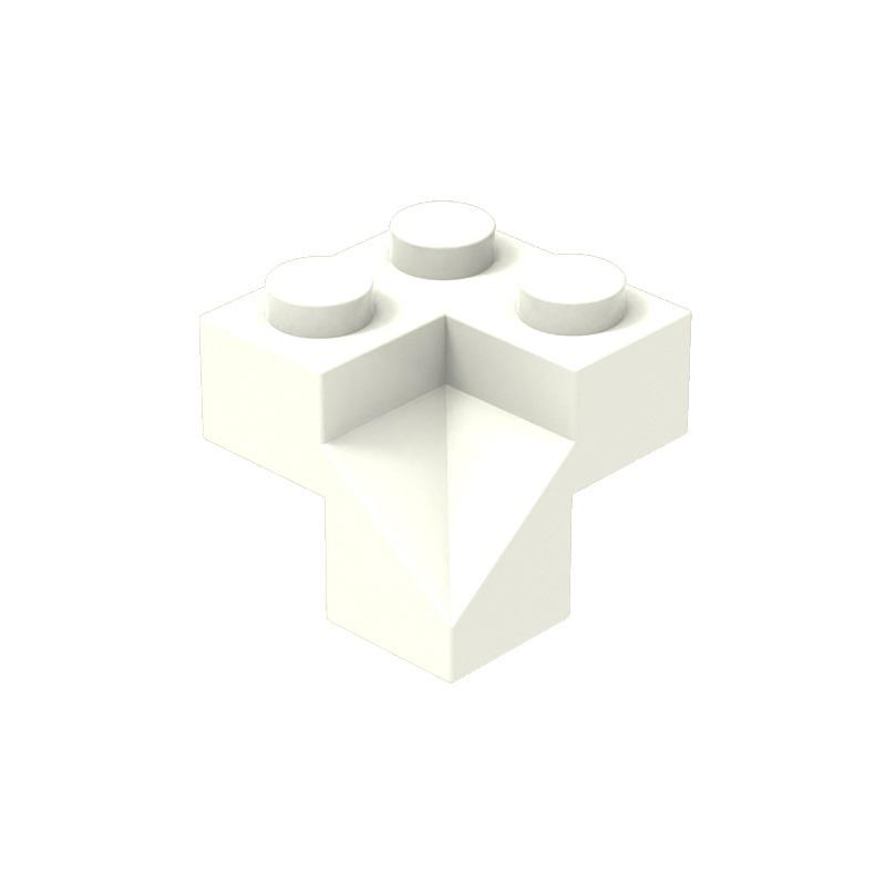 

Non-Toxic Moc 10Pcs 2357W High-Tech Puzzle Concave Angle 3 Holes Building Blocks Special Wall Corner Part Bricks Particle Idea Toys Gifts