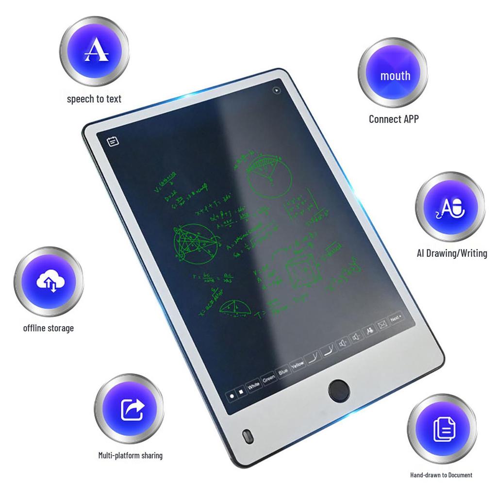 12-inch AI Smart Drawing Tablet: Electronic Design & Handwriting Board for Office & Students