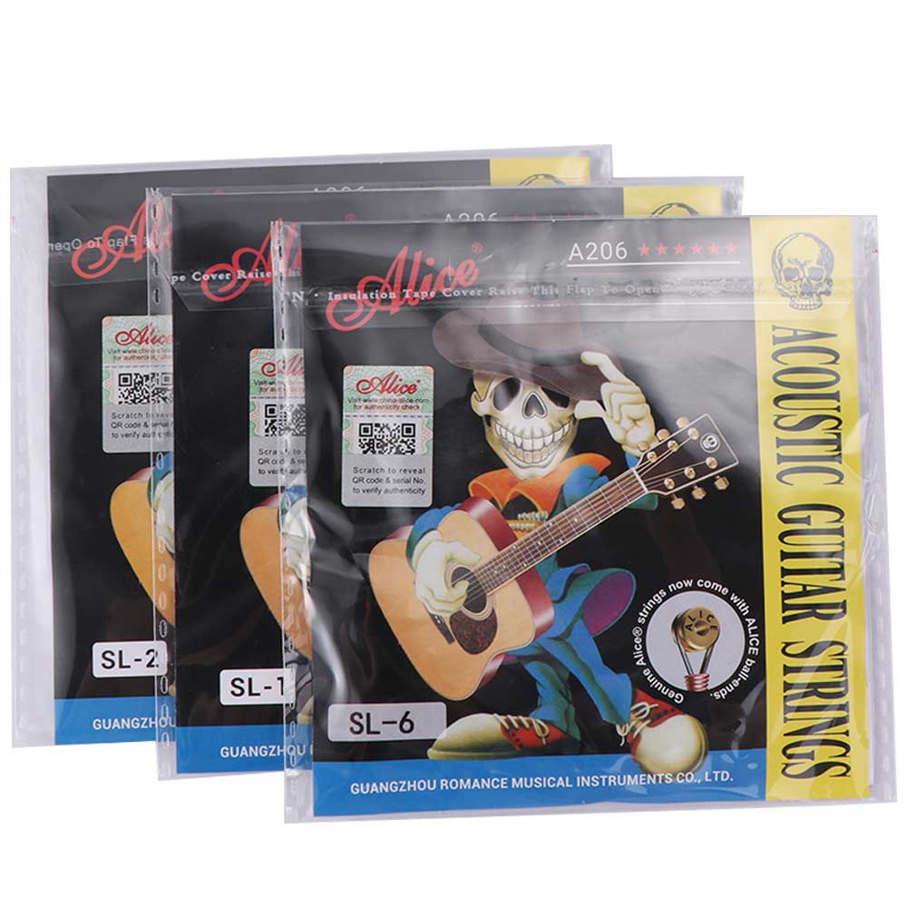 0.28mm Alice Guitar Strings 0.11inch Guitar 6 Strings Acoustic Guitar Strings Guitarist