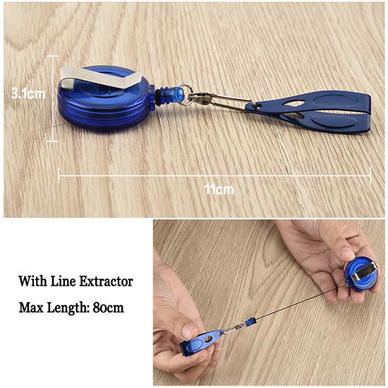 Bimoo Fishing Line Clipper Cutter Fly Fishing Line Clippers with Extractor Fishing Accessory Tool