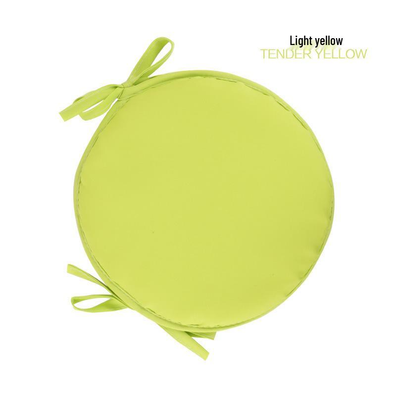 Green Round Chair Cushion - Thickened Seat Pad for Home, Office, or Dining Chair
