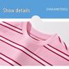 Bobdog Boys' Casual Striped Short Sleeve T-Shirt