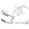 Front Under Headlight Molding Cover Trim For BMW 3 Series E46 4 Door 1998-2005