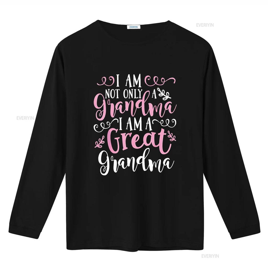 Cute Great Grandma T Shirt Funny  Vintage Washed Graphic Breathable Versatile Slightly Designer Clothes Comfortable Casual