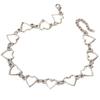 Accessories Versatile Geometric Creative Women, Fashionable and Simple Heart-shaped Hollow Chain Personalized Necklace