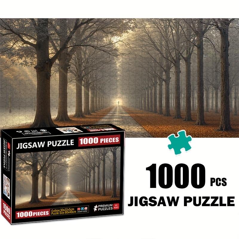 Long Tyndall's Light 80x40cm 1000pcs Paper Jigsaw Puzzle, Large Puzzle Toy, Exquisite Game Gift, Family Interactive Game Puzzle, DIY Decoration, Brain