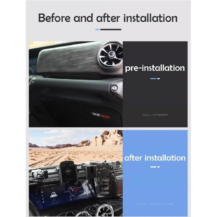 Tank 300 Central Control Instrument Panel Integrated Bracket Rail Car Radio Intercom Expansion Mobile Phone Holder
