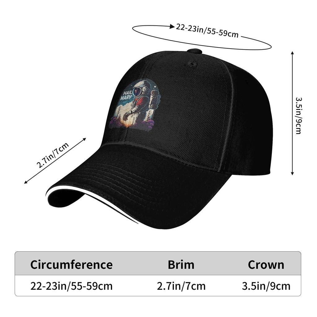 Project Hail Mary Astronaut Movie Baseball Cap Fashion Sandwich Cap Unisex Adjustable Headwear Outdoor