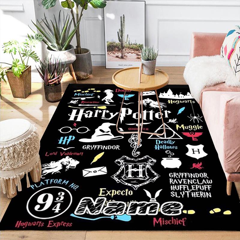 Custom 1Pc Harry Potter'S Magical Adventure Rug Office Carpet Indoor Outdoor Entrance Doormat Nonslip Soft And Comfortable Living Room D2915106