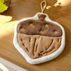 Pumpkin, Hazelnut and Peanut Hand Towel for Kitchen. Coral Fleece Towel. Thick and Extra Absorbent Hand Towel. Water-absorbing.