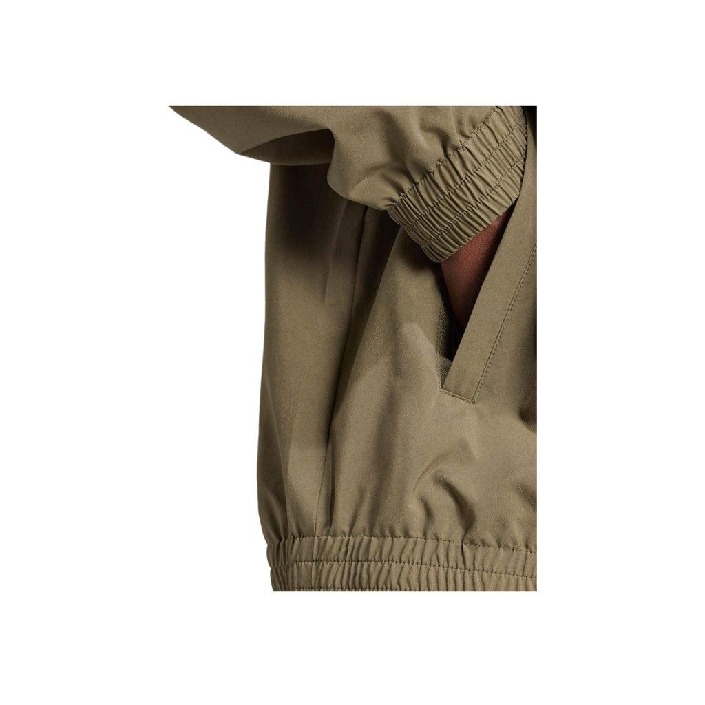 Adidas Originals Adilenium Loose Fashion Versatile Long Sleeve Jacket Women Jacket Olive-Green JM9252