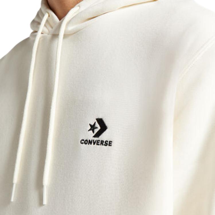 Converse Go To Embroidered Star Chevron Sweatshirt Unisex White 10024509-A17